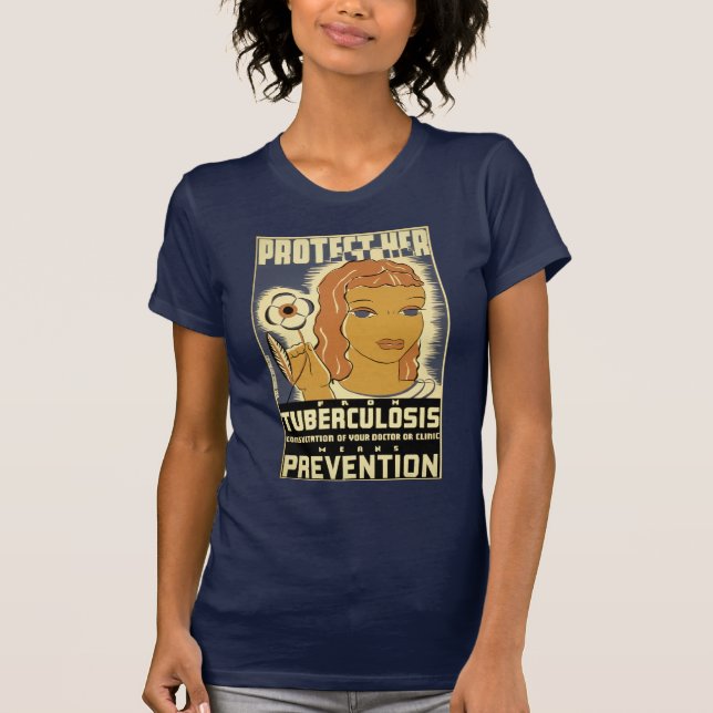 Camiseta Proteja-A Da Tuberculose (Frente)