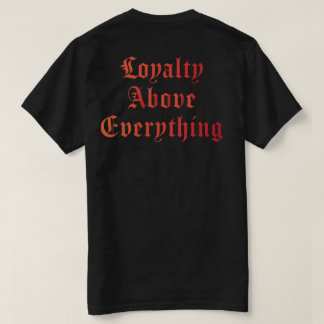Camiseta Proteja a Família Logo Laranja Tamanho Bolso