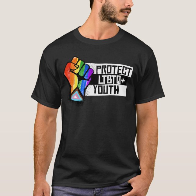 Camiseta Proteja a Juventude LGBTQ+ (Frente)
