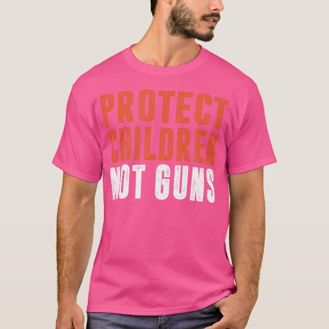 Camiseta Proteja as crianças e não as armas (Frente)