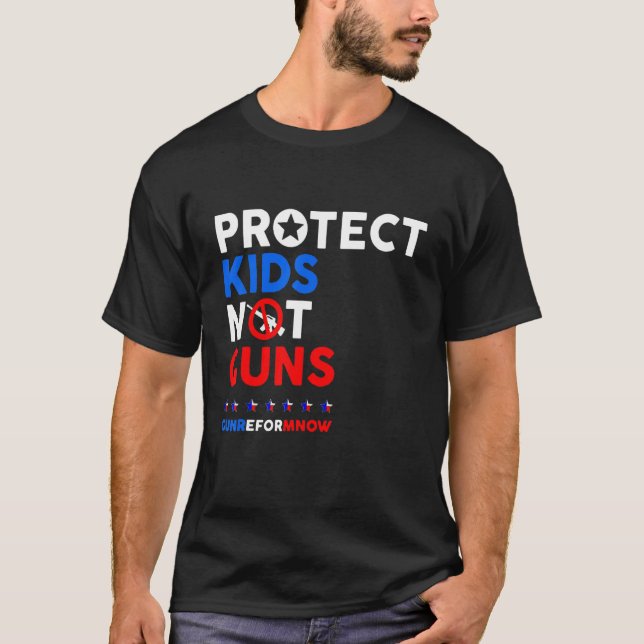 Camiseta Proteja Crianças Não A Reforma Da Arma Das Armas A (Frente)
