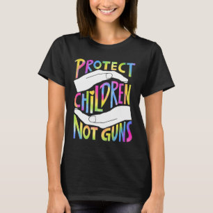 Camiseta Proteja Crianças Não Armas Interrompa Arma O Sufic