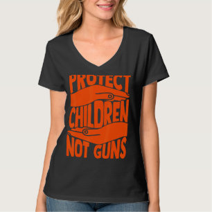 Camiseta Proteja Crianças Não Armas O Suficiente Para Acaba