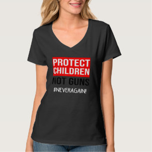 Camiseta Proteja Crianças Não Armas O Suficiente Para Acaba