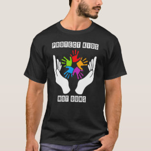 Camiseta Proteja Crianças Não Armas Suficiente Para Silenci