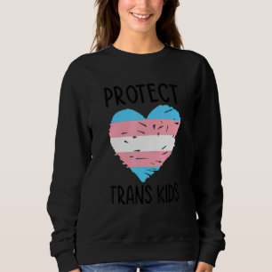 Camiseta Proteja Crianças Trans Lgbtq Arco-íris Orgulho Div
