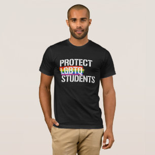 Camiseta Proteja estudantes de LGBTQ - - LGBTQ endireita -