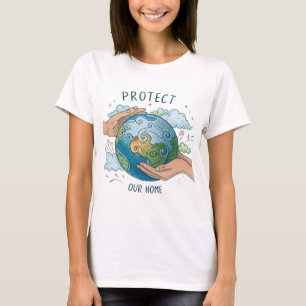 Camiseta Proteja nossa casa