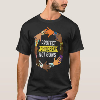 Camiseta Proteja nossa criança com todas as mãos que as cri