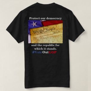 Camiseta Proteja nossa democracia e a república