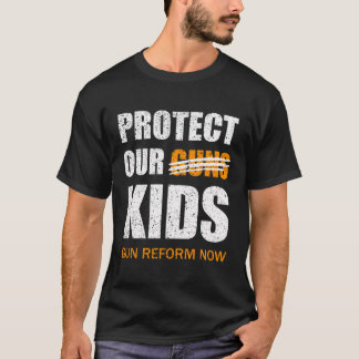 Camiseta Proteja Nossas Crianças Não Armas Acabam Com A Vio