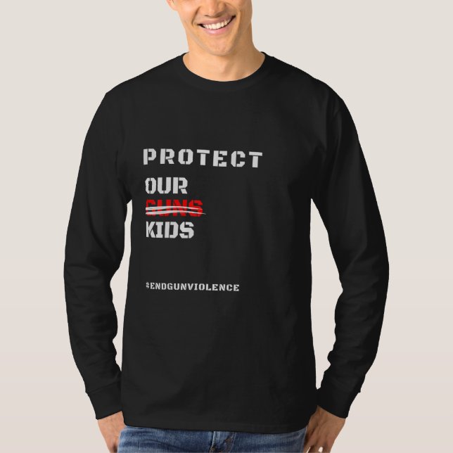 Camiseta Proteja nosso filho da arma e não arma 2 (Frente)