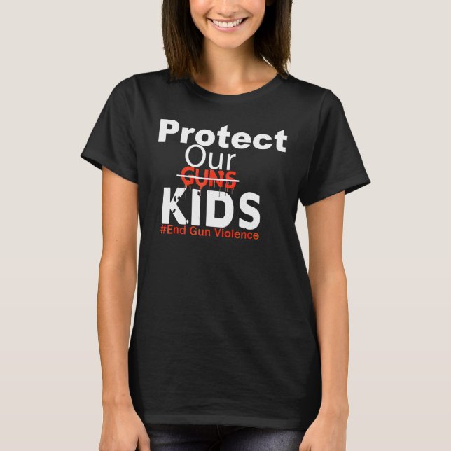 Camiseta Proteja Nossos Filhos Contra Violência 1 (Frente)