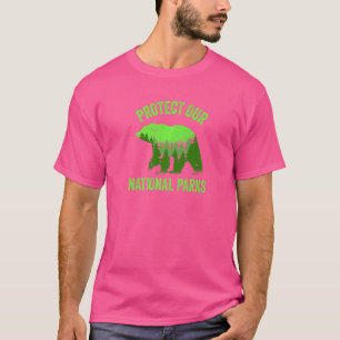 Camiseta Proteja nossos parques nacionais ao ar livre