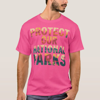 Camiseta Proteja Nossos Parques Nacionais Norte-Americanos