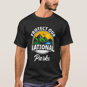 Camiseta Proteja nossos parques nacionais para salvar o amb
