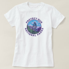 Camiseta Proteja o Apoio aos Nossos Parques Nacionais