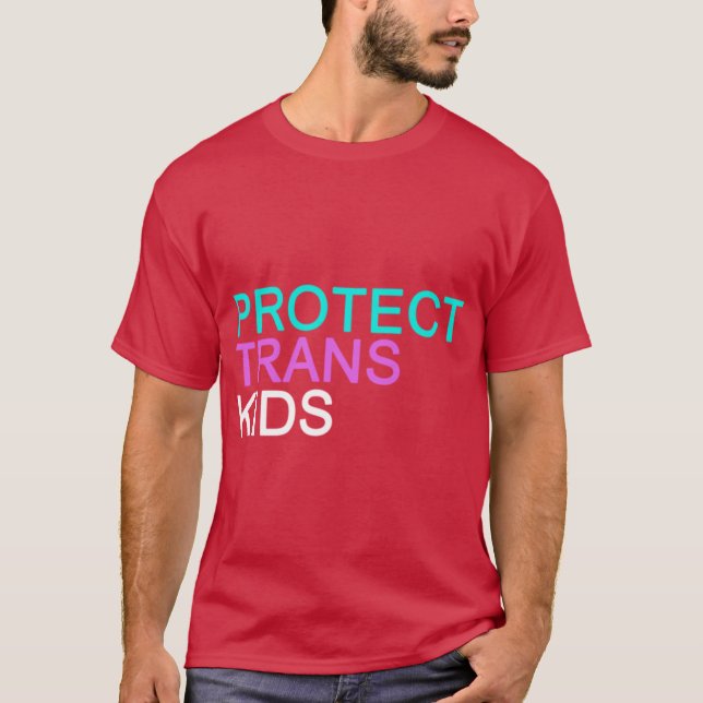 Camiseta Proteja o Design dos Direitos Transgênero (Frente)