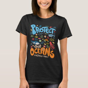 Camiseta Proteja O Nosso Oceano Seja Uma Tartaruga De Tubar