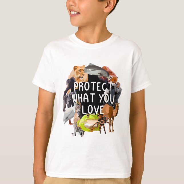 Camiseta Proteja o que você ama (Frente)