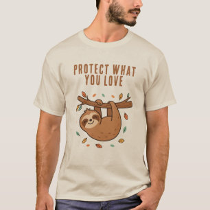 Camiseta Proteja O Que Você Ama – Ambientalmente Amigável