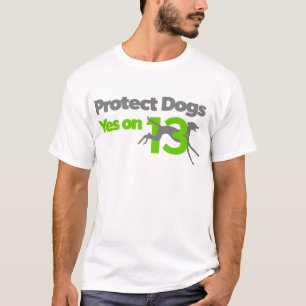 Camiseta Proteja os cães - YesOn13