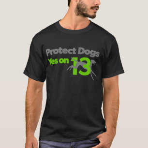 Camiseta Proteja os cães - YesOn13