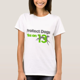 Camiseta Proteja os cães - YesOn13