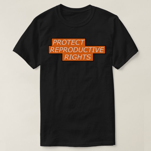 Camiseta Proteja os direitos reprodutivos Pro Aborto (Frente do Design)