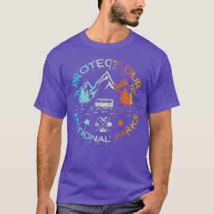 Camiseta Proteja os nossos 59 Parques Nacionais dos EUA que