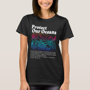 Camiseta Proteja Os Nossos Oceanos Para Salvar O Dia Mundia