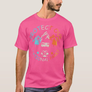 Camiseta Proteja os Nossos Parques Nacionais dos Estados Un