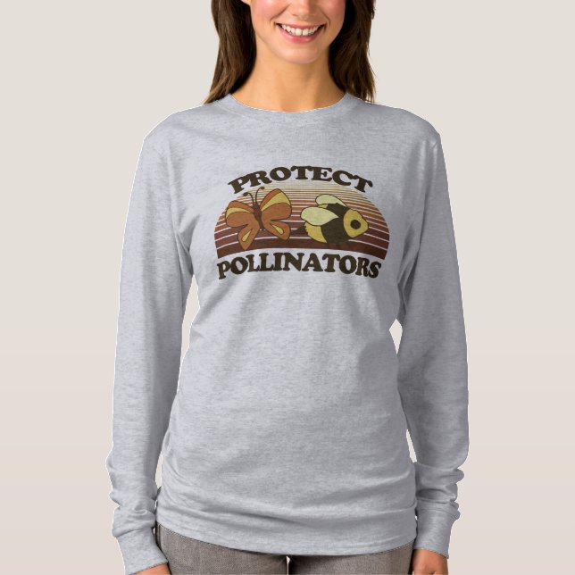 Camiseta Proteja os polinizadores (Frente)