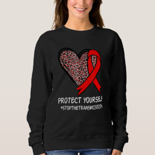 Camiseta Proteja-Se Contra As Transmissões Leopardo Re