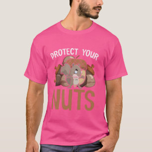 Camiseta Proteja seu Loucos Esquilo Amante de os animais En