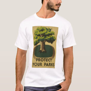 Camiseta Proteja seus parques WPA 1938