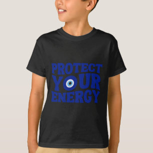 Camiseta Proteja Sua Energia Olho do Mal Espiritual Vibraçõ