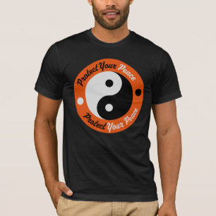 Camiseta Proteja Sua Paz Saúde Mental Bem-Estar Consciente