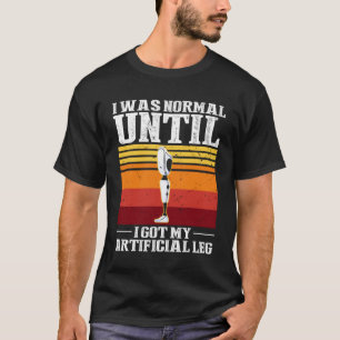 Camiseta Prótese Perna para Prótese Perna e Falso Membro 4