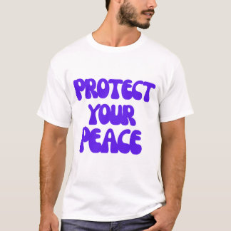 Camiseta Proteste Sua Paz – Tipografia de Afirmação Ousada 
