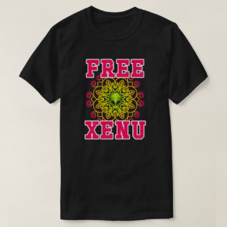 Camiseta Protesto Anti-Cientológico Free Xenu Rainbow Manda