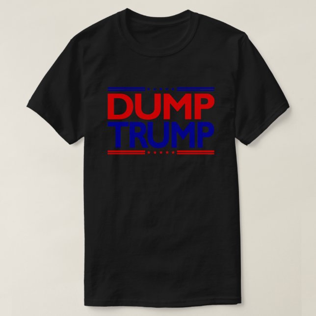 Camiseta Protesto Anti-Trump - Político (Frente do Design)