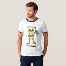 Camiseta Protesto Anti-Trump Sem Reis na América