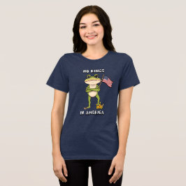 Camiseta Protesto Anti-Trump Sem Reis na América