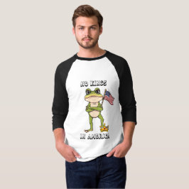 Camiseta Protesto Anti-Trump Sem Reis na América