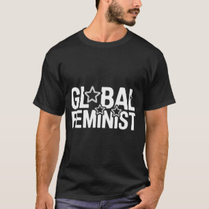 Camiseta Protesto Ativista de Empoderamento da Igualdade Fe