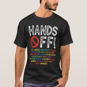 Camiseta Protesto contra segurança social resiste demo de s