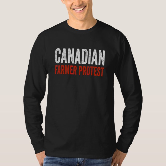 Camiseta Protesto de Agricultores Canadenses (Frente)