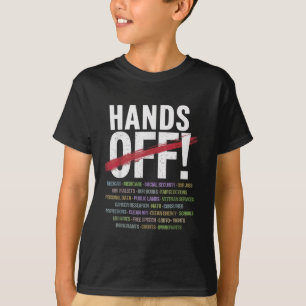 Camiseta Protesto de Mãos