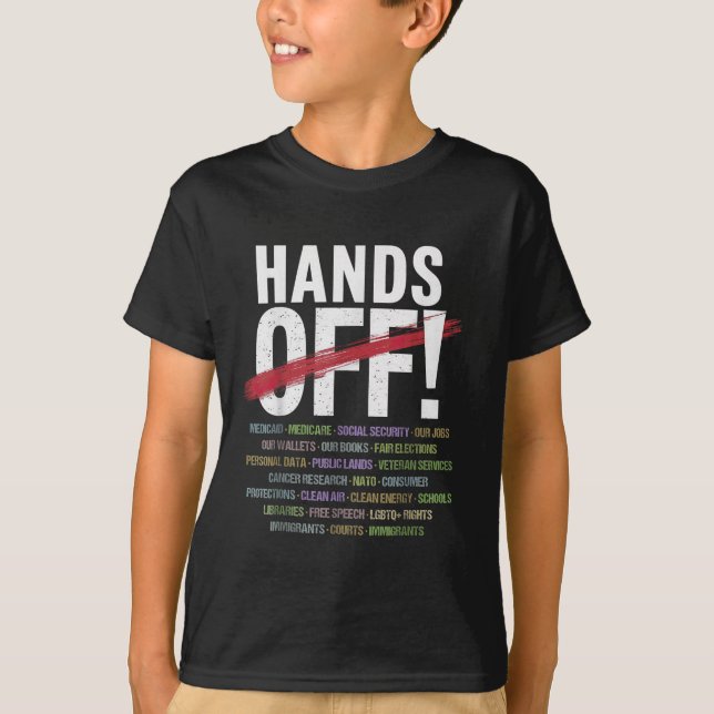 Camiseta Protesto de Mãos (Frente)